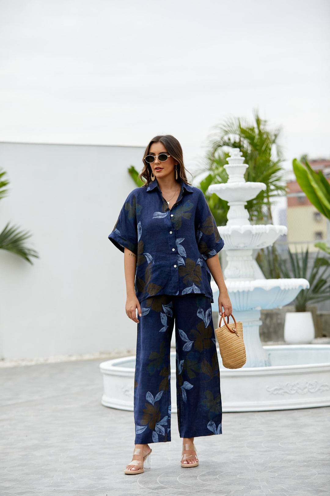 Pia's Floral Short Sleeve Top