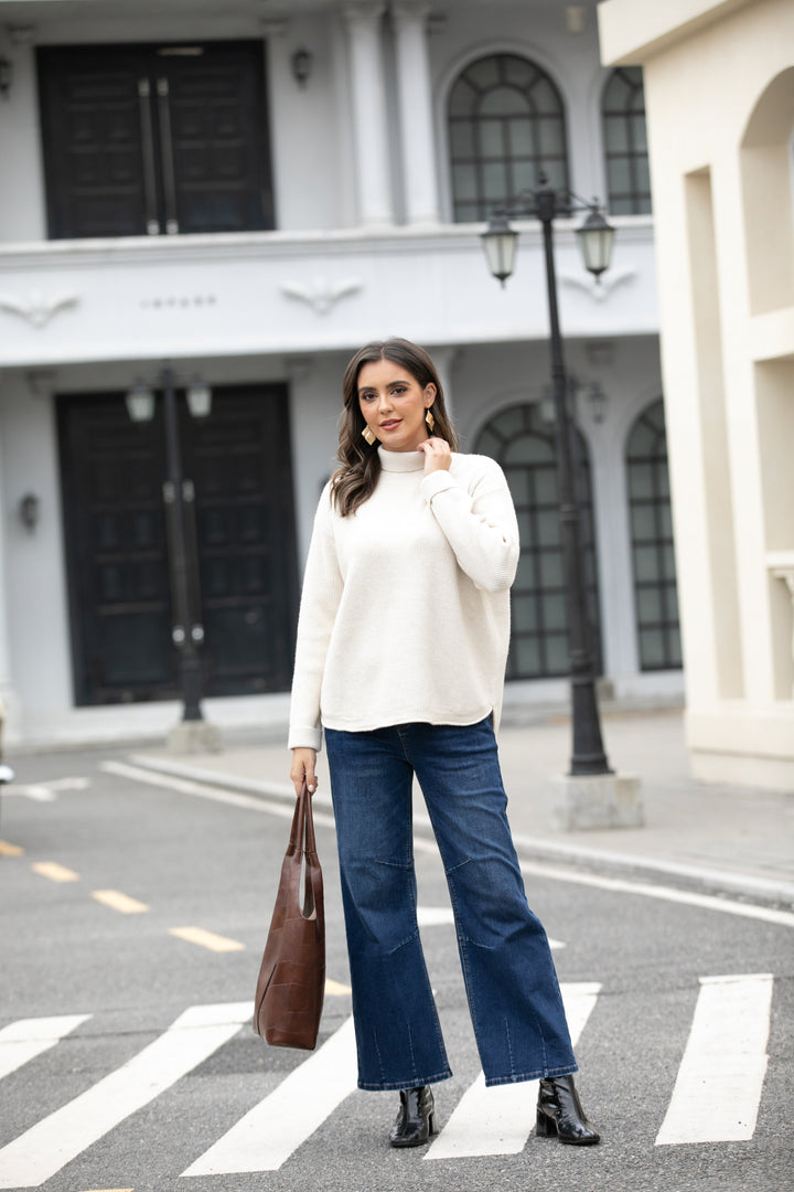 Rebecca's Ribbed Turtleneck