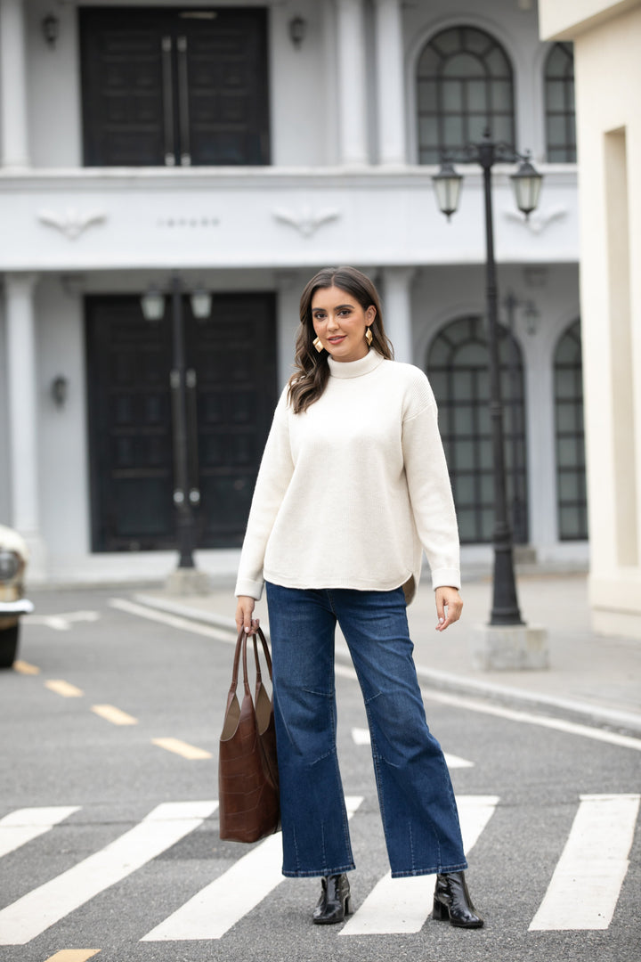 Rebecca's Ribbed Turtleneck