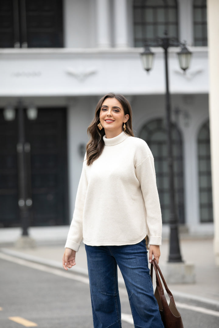 Rebecca's Ribbed Turtleneck