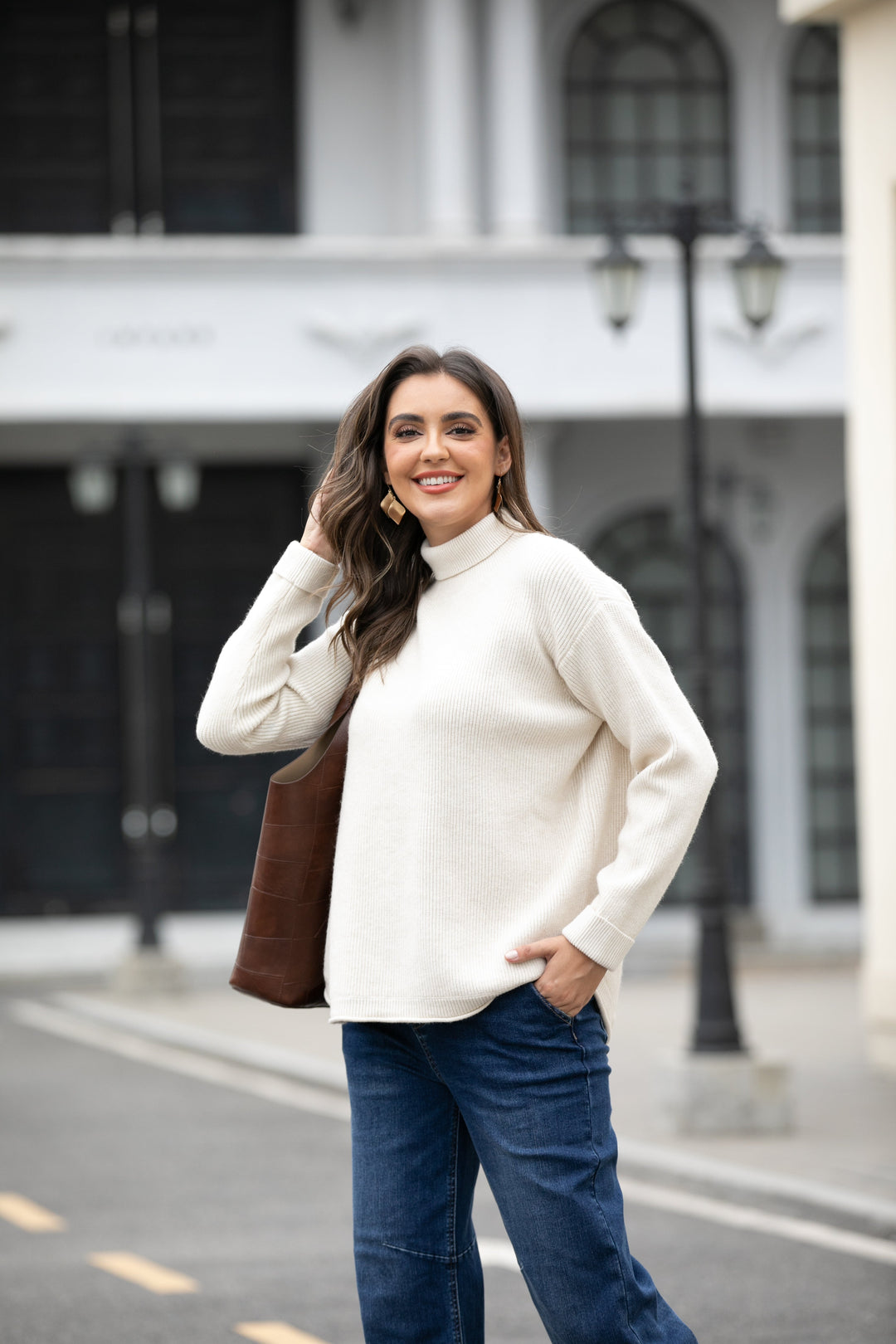 Rebecca's Ribbed Turtleneck