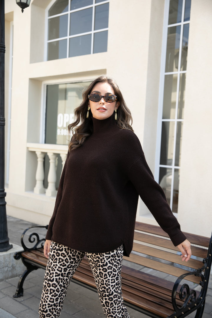 Rebecca's Ribbed Turtleneck