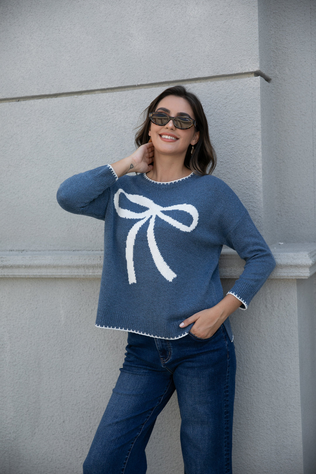 Ivy's Bow Sweater