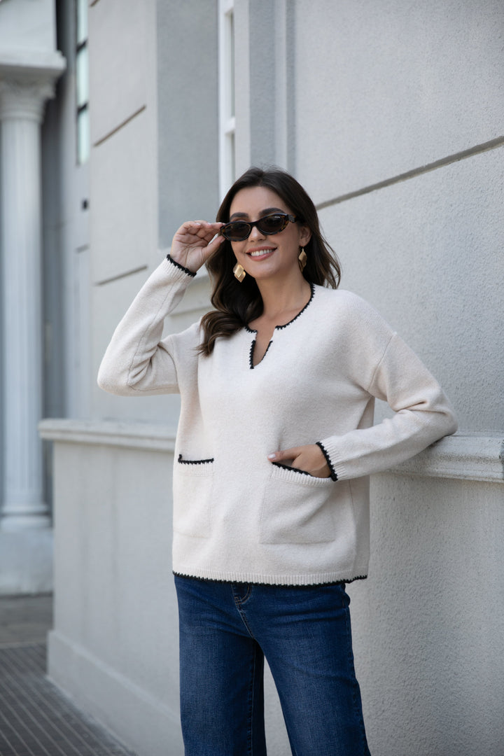 Parisian Trim Sweater