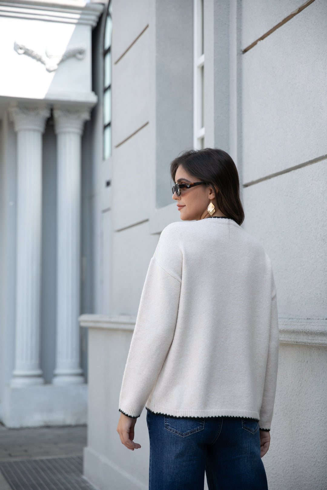 Parisian Trim Sweater