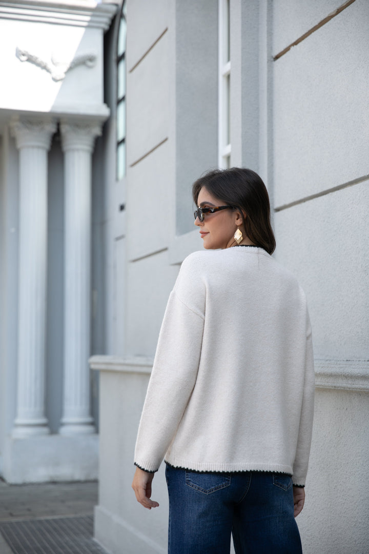 Parisian Trim Sweater