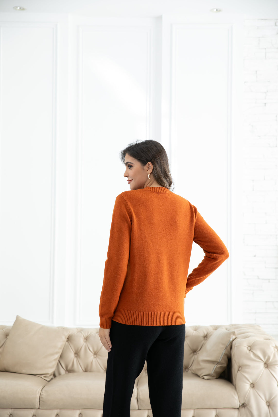 Aria's Argyle Jacquard Sweater Top