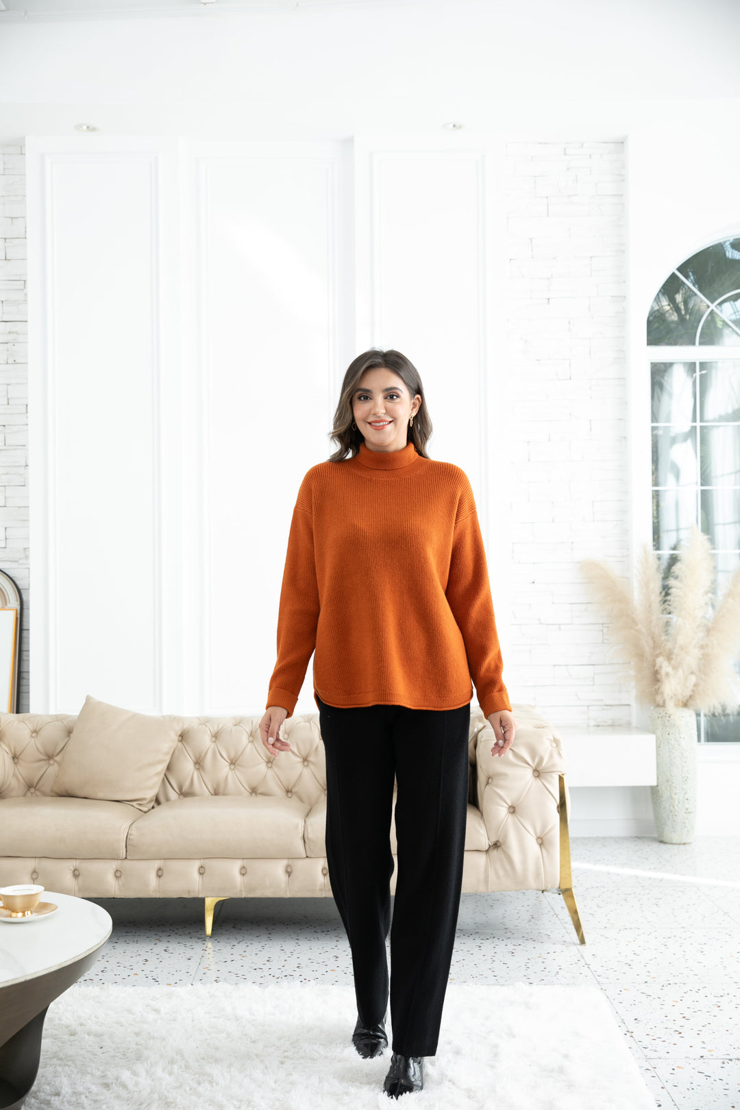 Rebecca's Ribbed Turtleneck