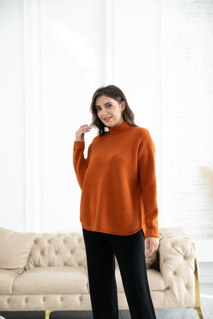 Rebecca's Ribbed Turtleneck