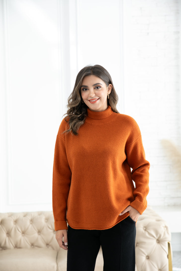 Rebecca's Ribbed Turtleneck