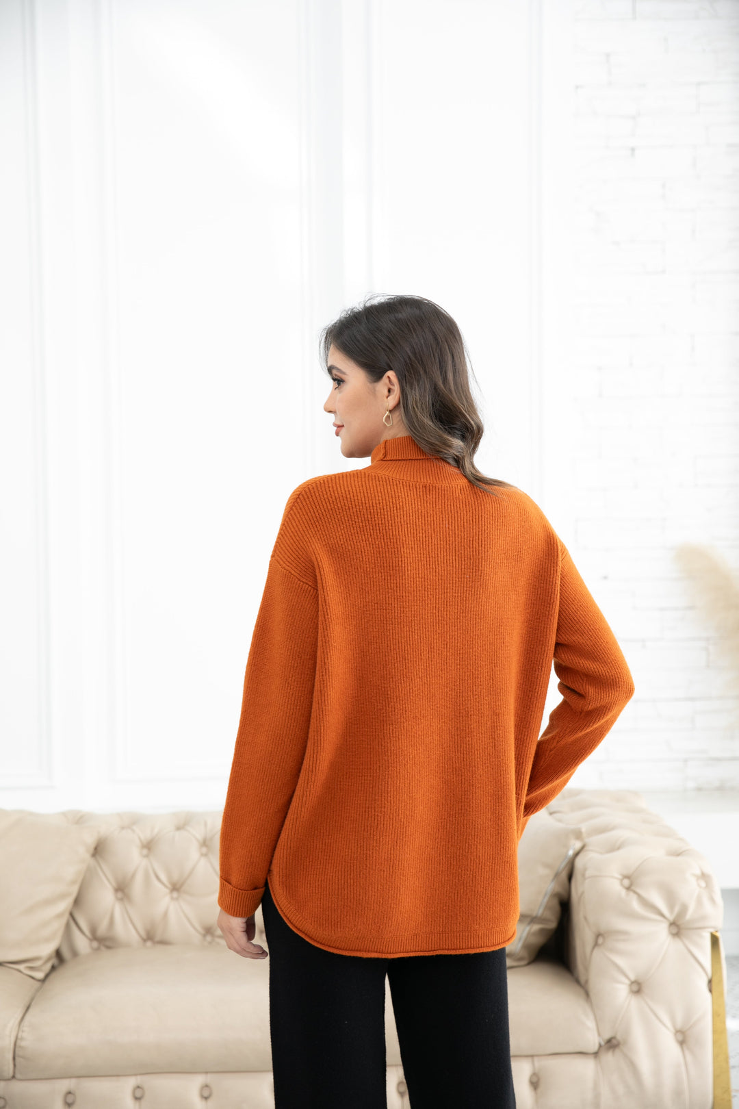 Rebecca's Ribbed Turtleneck