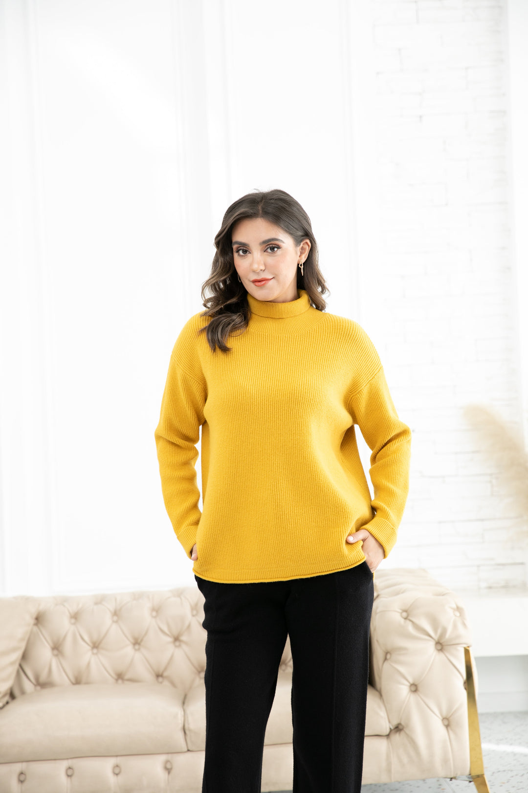 Rebecca's Ribbed Turtleneck