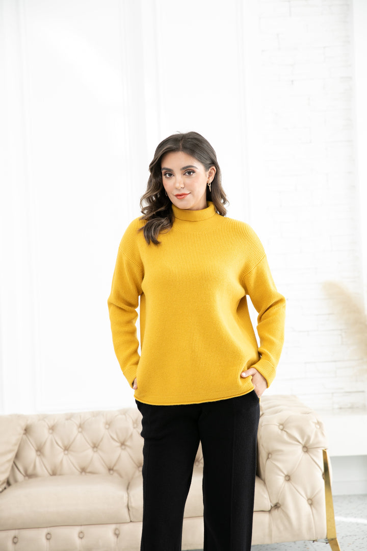 Rebecca's Ribbed Turtleneck