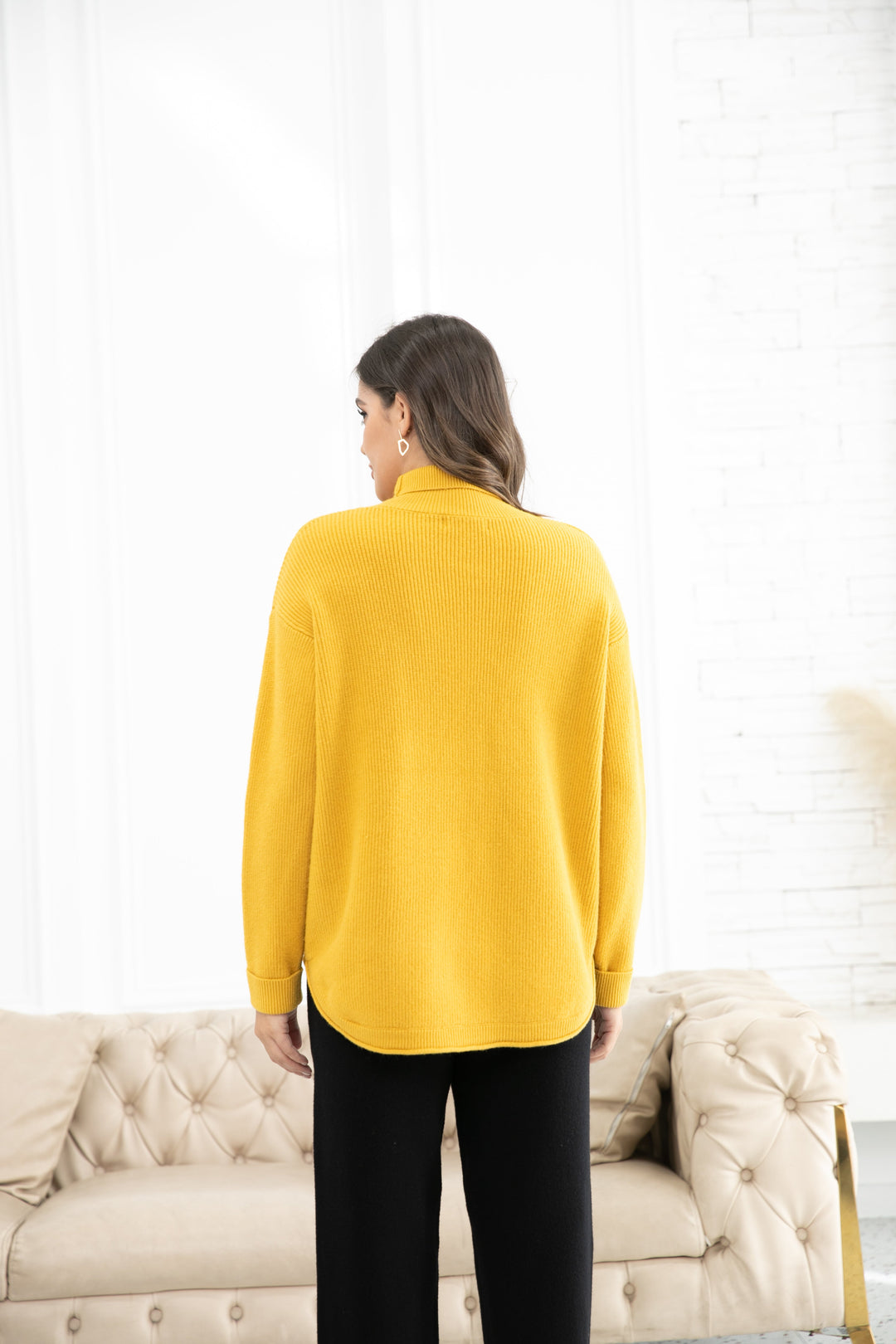 Rebecca's Ribbed Turtleneck