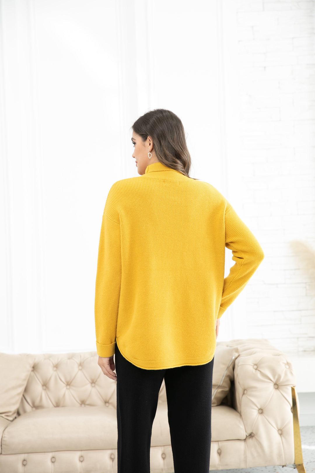 Rebecca's Ribbed Turtleneck