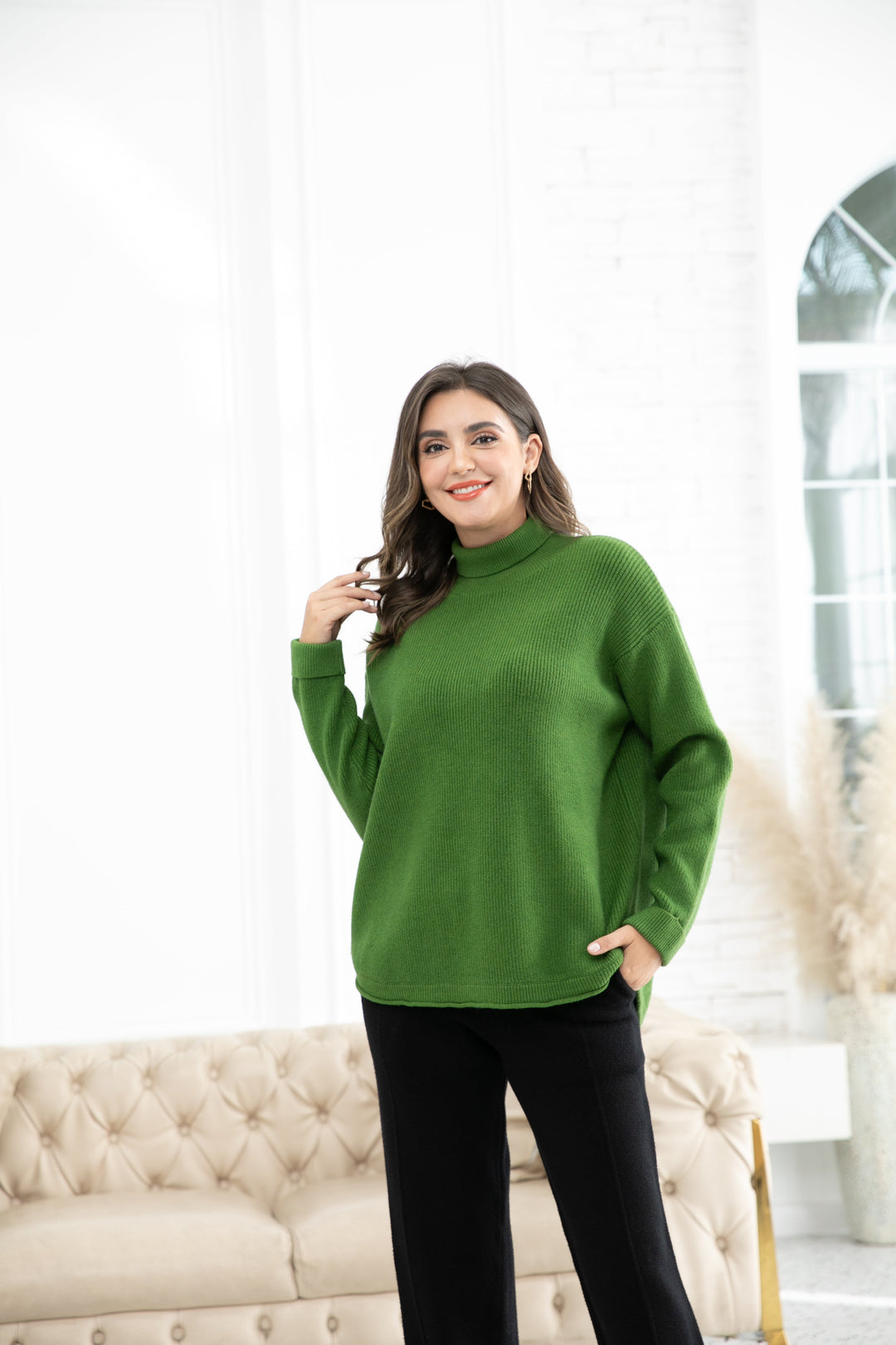 Rebecca's Ribbed Turtleneck