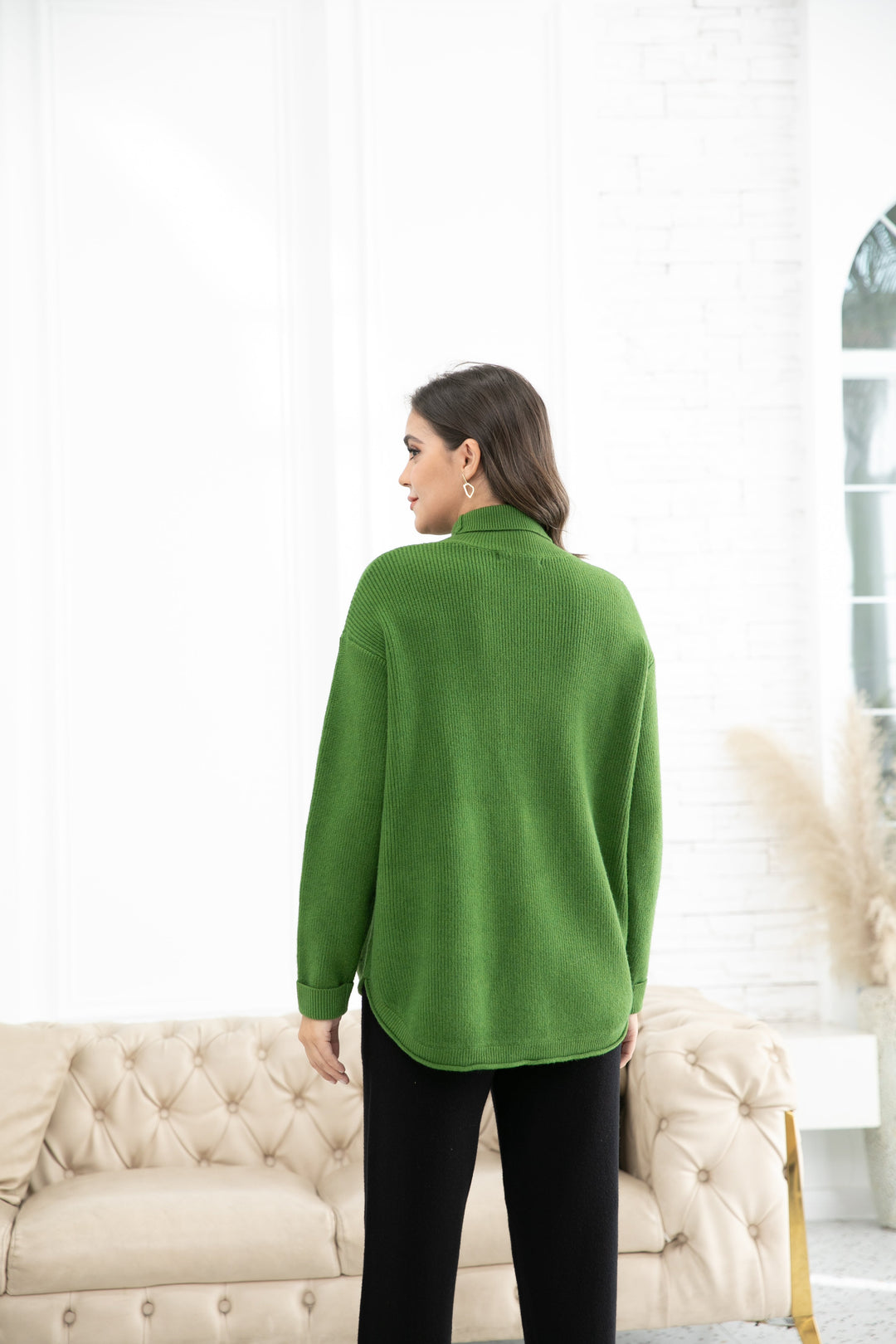 Rebecca's Ribbed Turtleneck