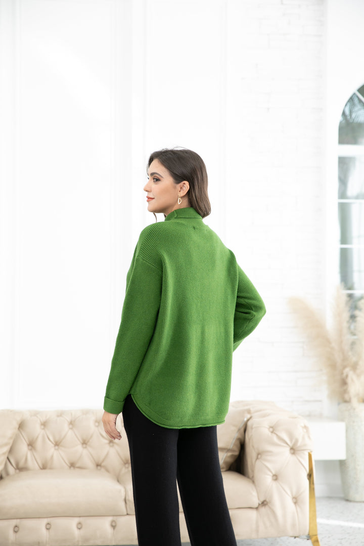 Rebecca's Ribbed Turtleneck