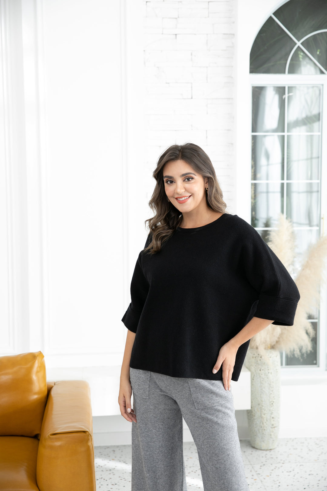 Kiona's Elbow Cuff Sweater