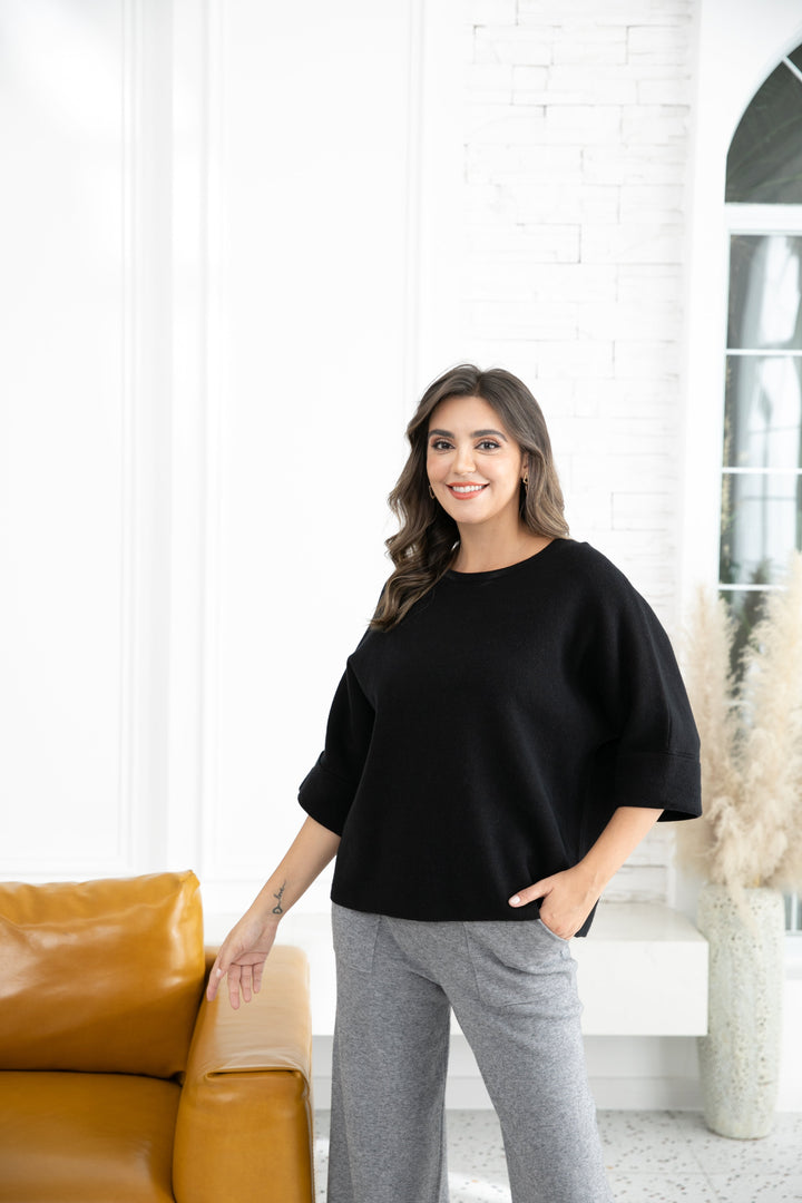 Kiona's Elbow Cuff Sweater