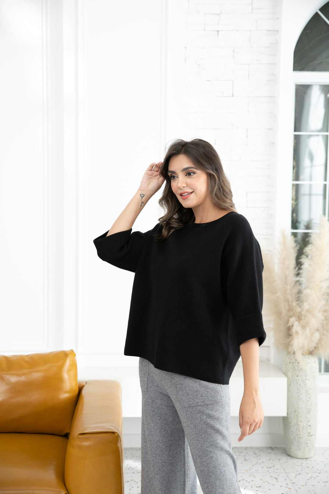 Kiona's Elbow Cuff Sweater