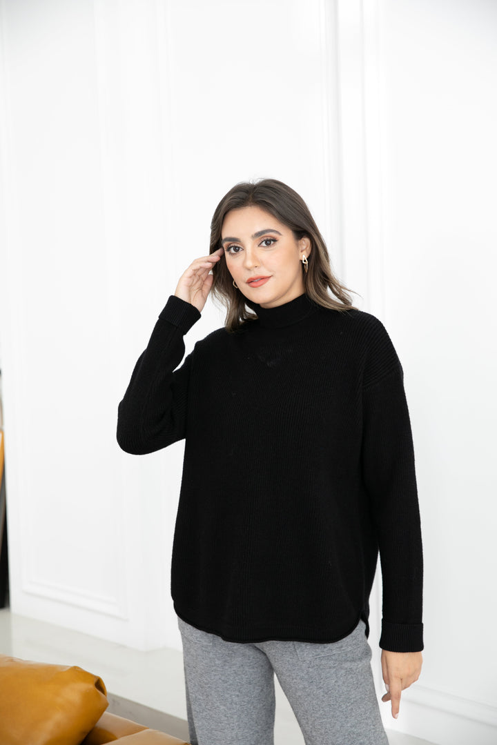 Rebecca's Ribbed Turtleneck