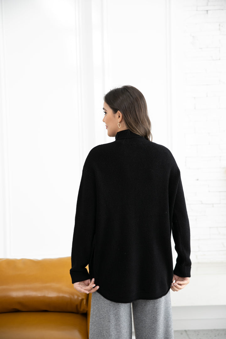 Rebecca's Ribbed Turtleneck