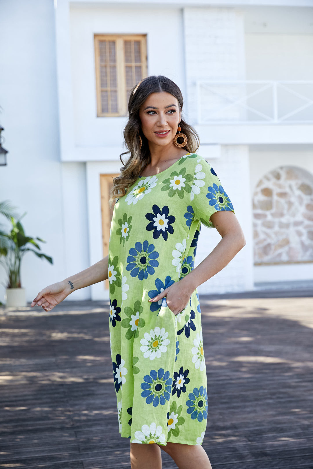 linen daisy dress Adelia 17