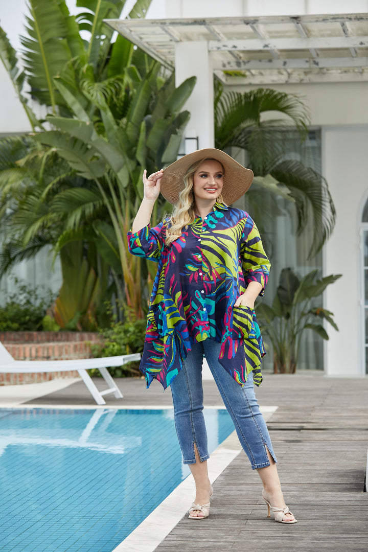 Sandy's Printed cotton top