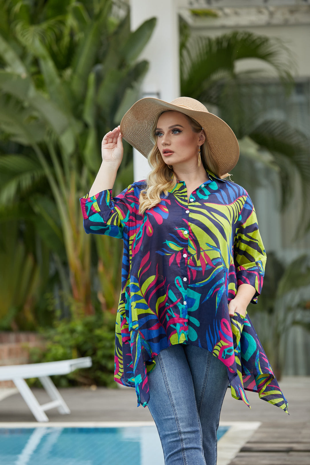 Sandy's Printed cotton top