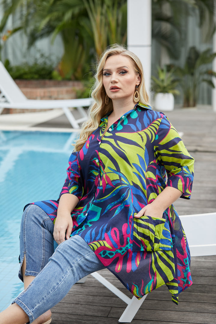 Sandy's Printed cotton top