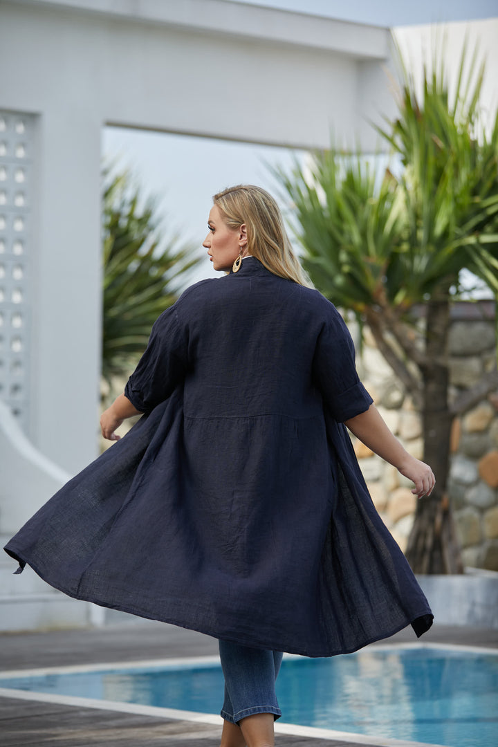 Tessa's Linen Cardigan