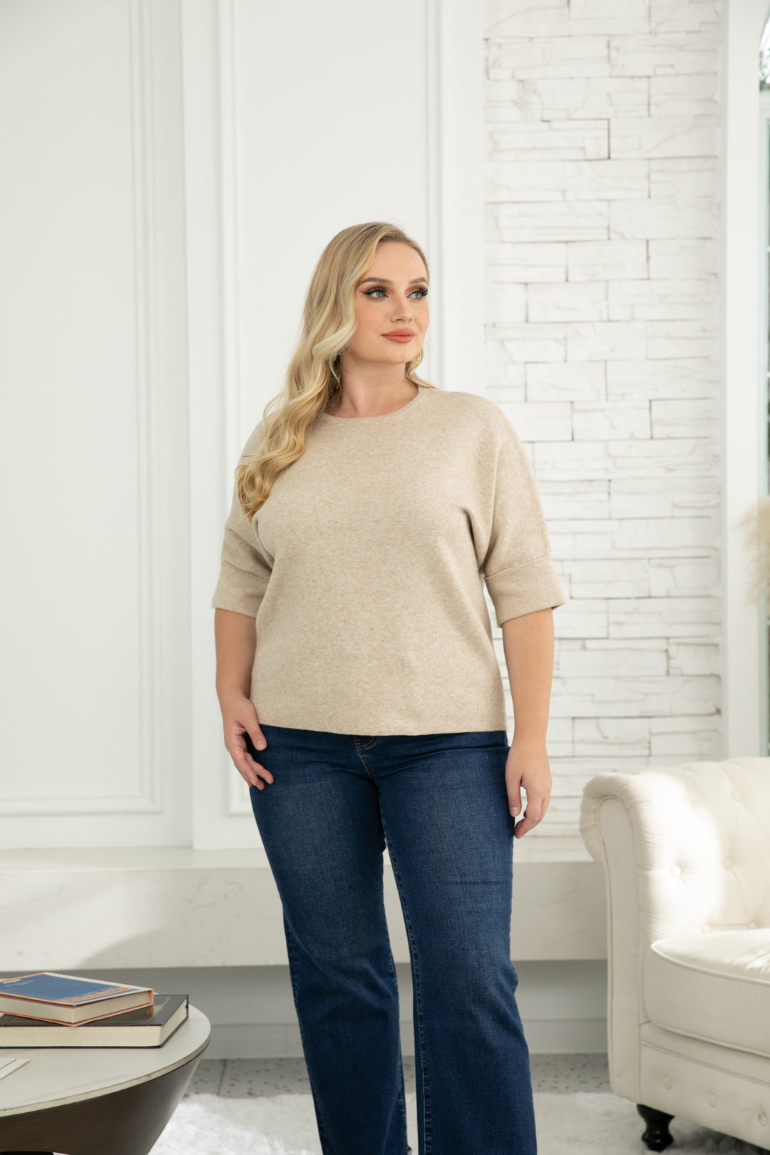 Kiona's Elbow Cuff Sweater