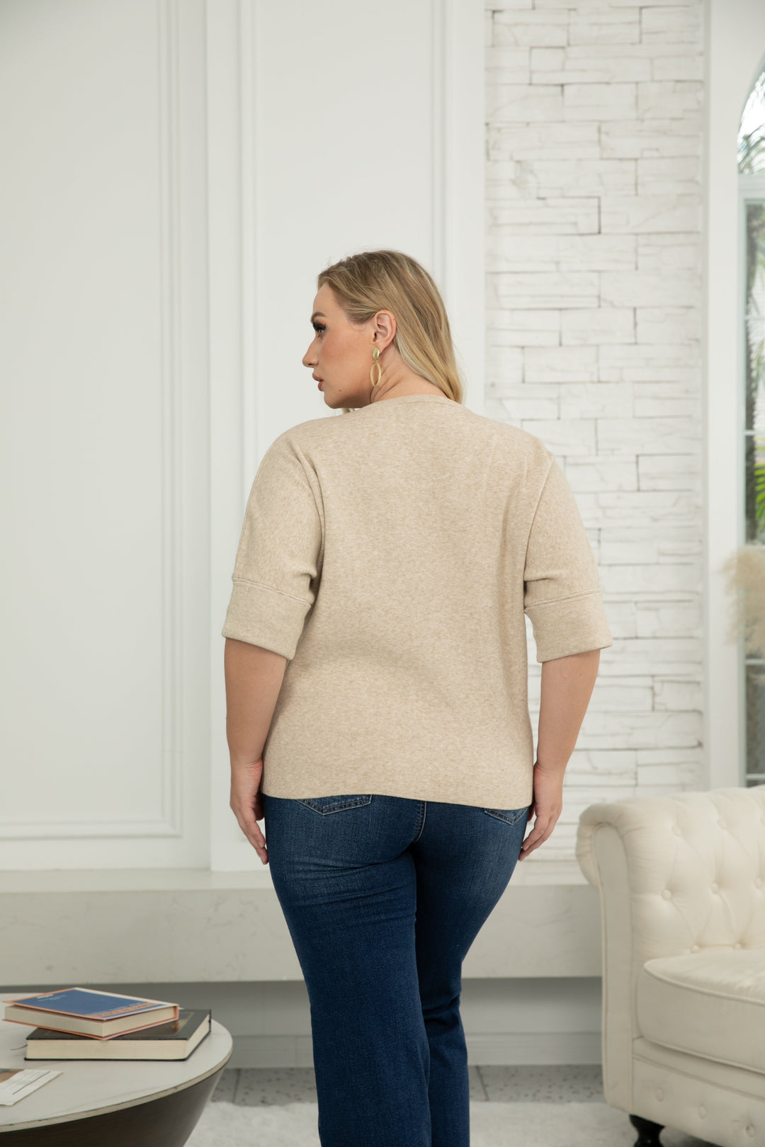 Kiona's Elbow Cuff Sweater