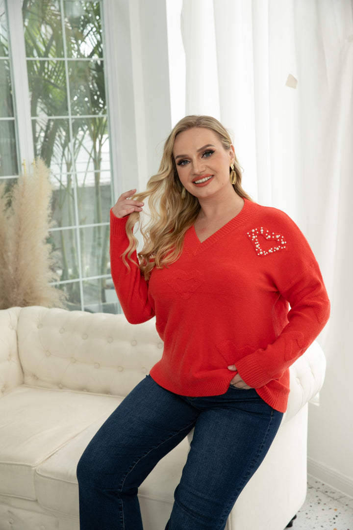 Delilah's Heart Sweater