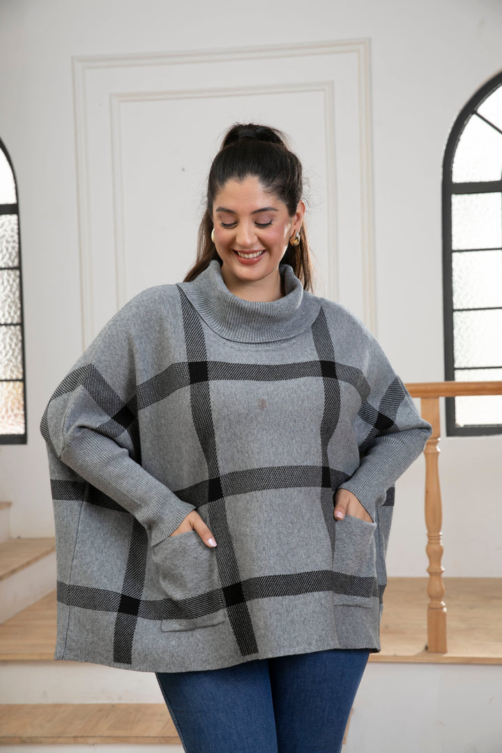 Lynn's Printed Turtleneck