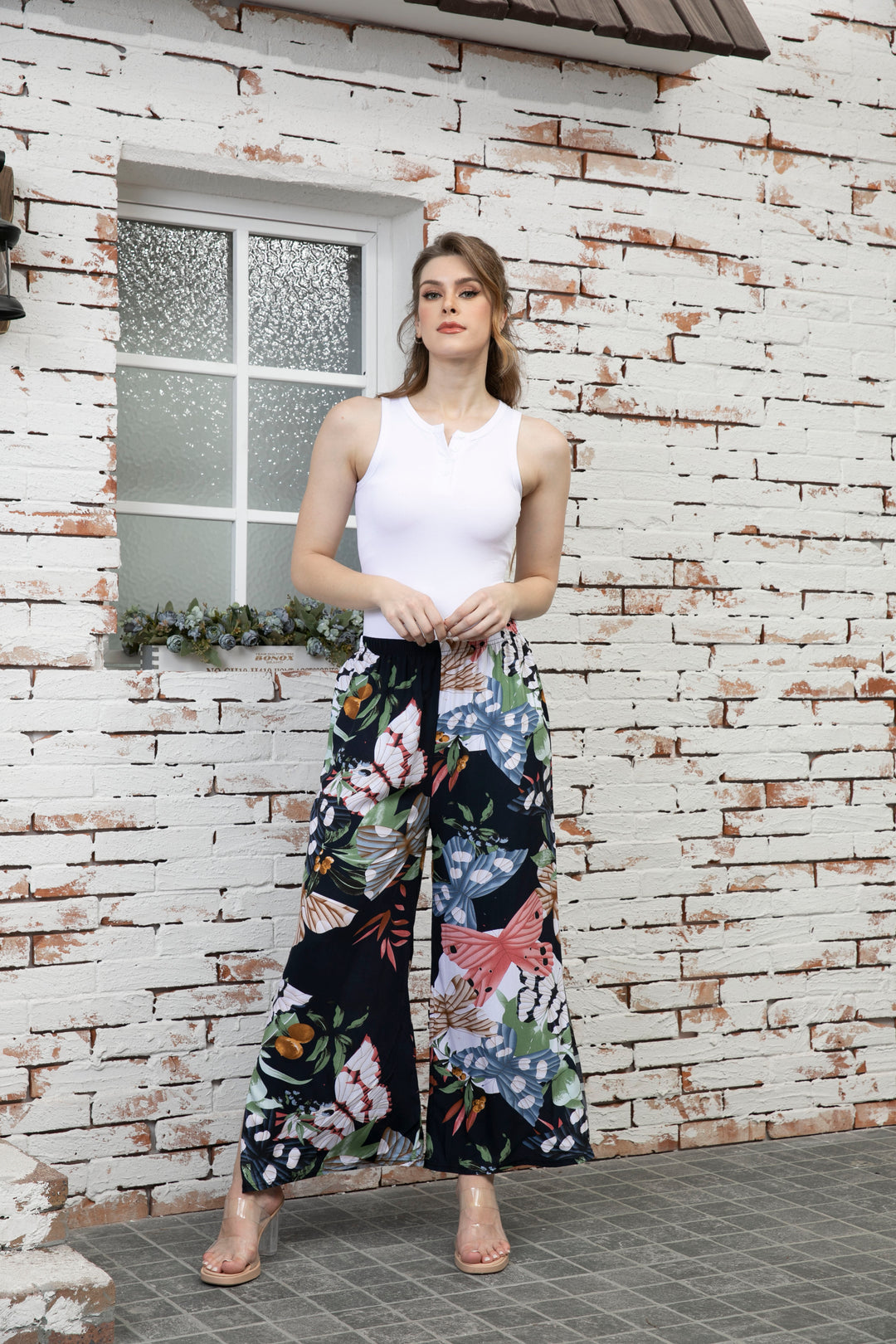 Graphic Printed Pants