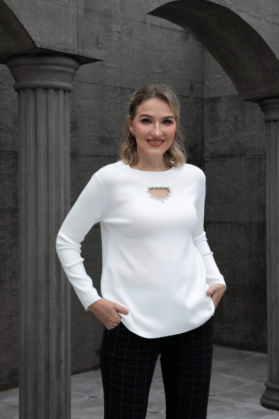 Diamond Heart Embrace Top