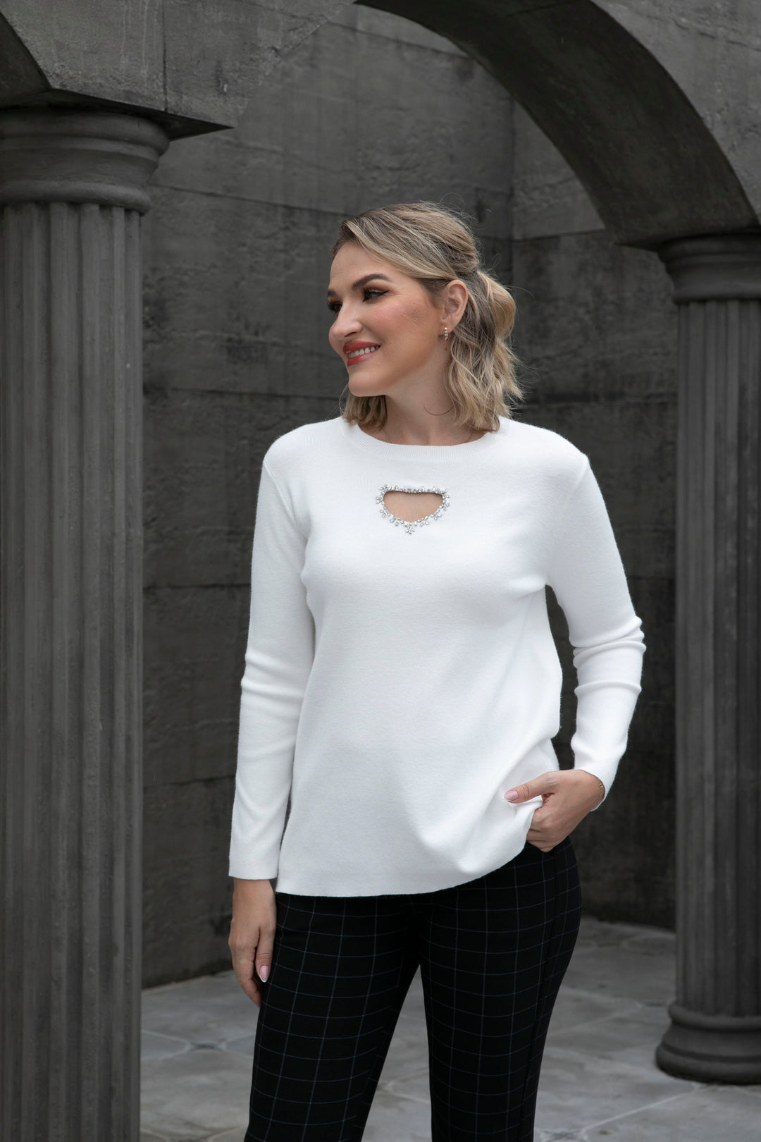 Diamond Heart Embrace Top