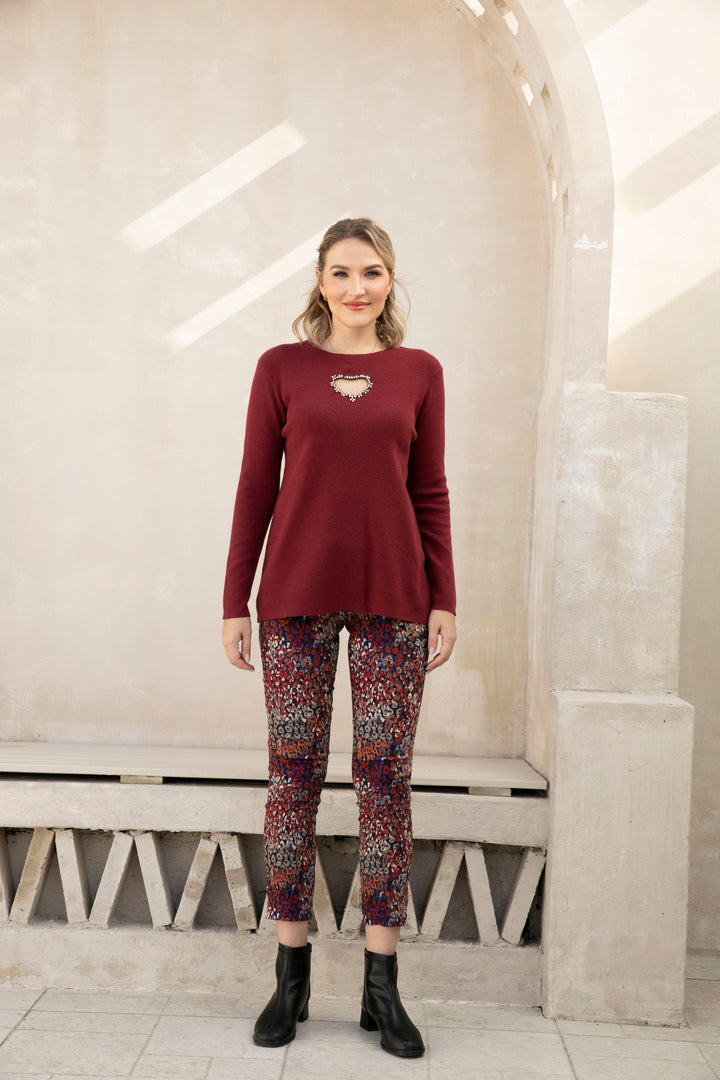 Diamond Heart Embrace Top