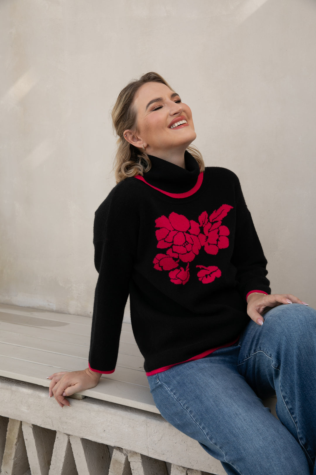 Rosevine Elegance Turtleneck