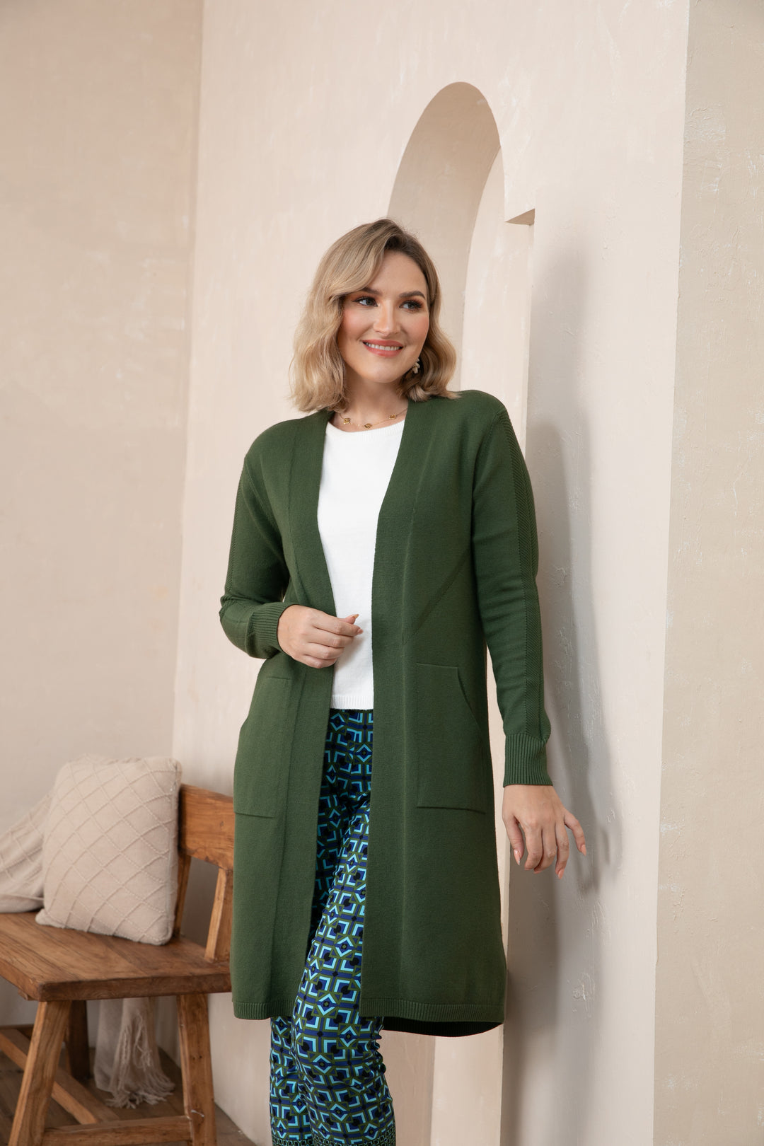 Breezy Chevron Cardigan