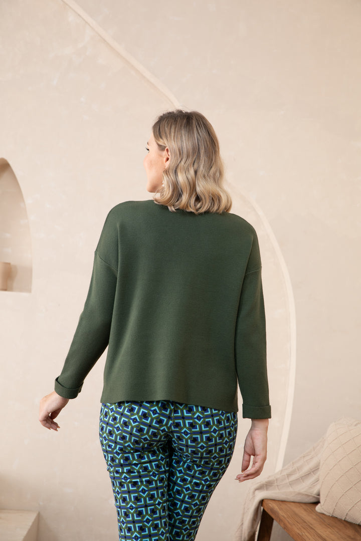 Cashmere Feel Knitted Round neck
