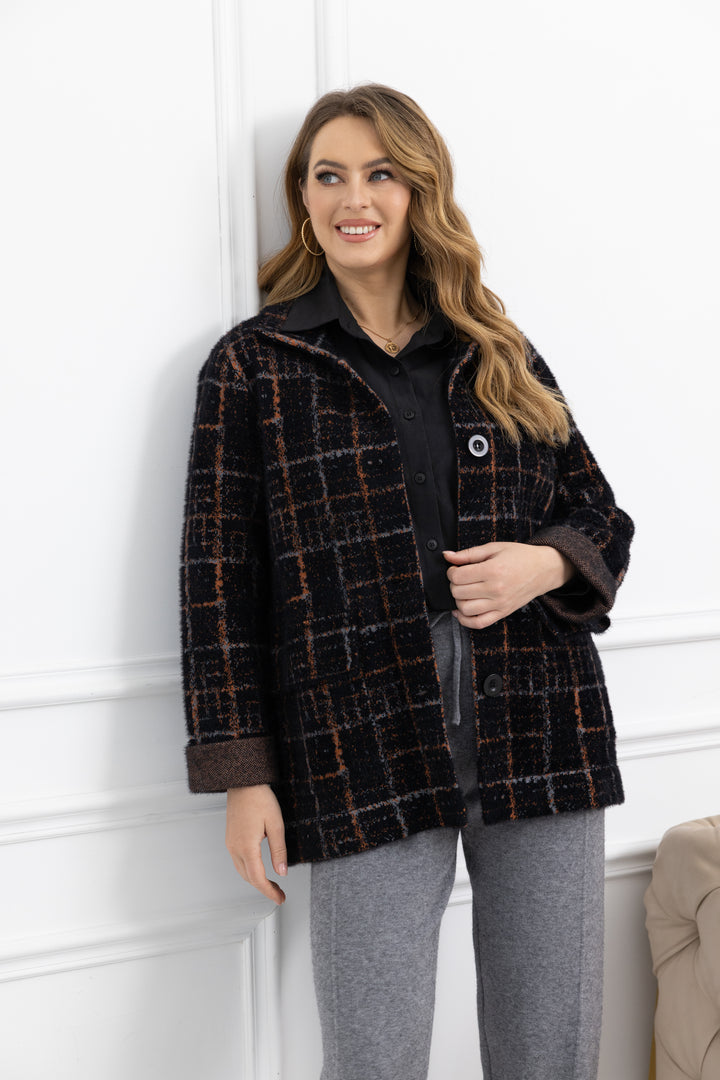 Autumnal Nights Plaid Jacket