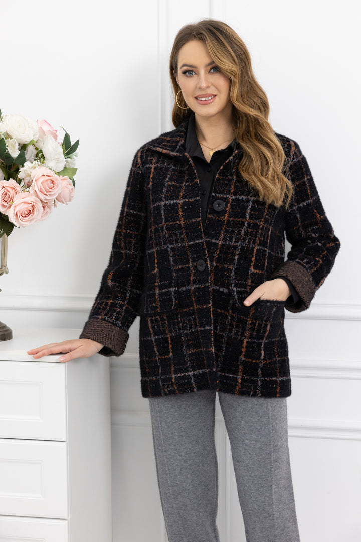 Autumnal Nights Plaid Jacket