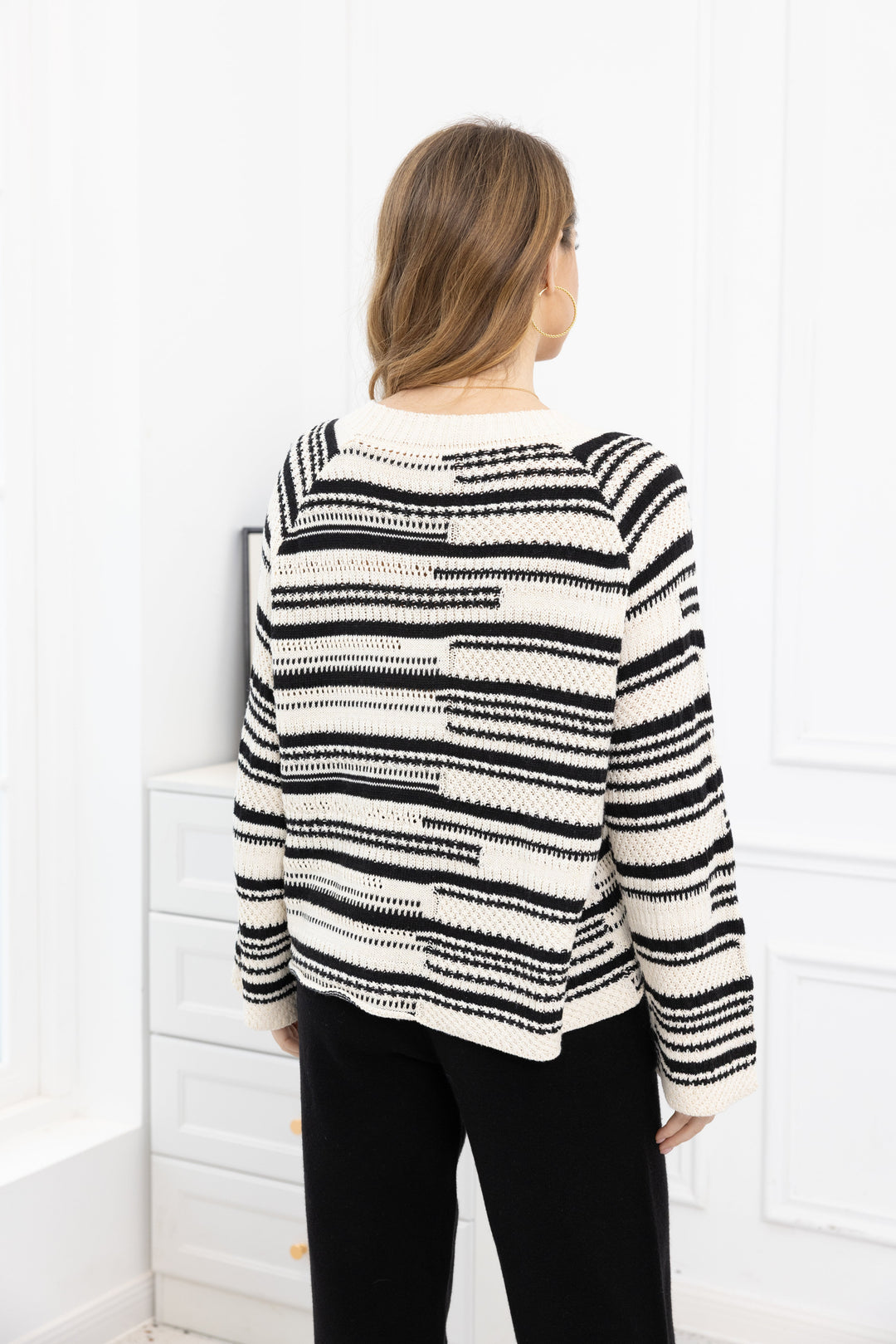 Jessica's Two Tone Knit Sweater