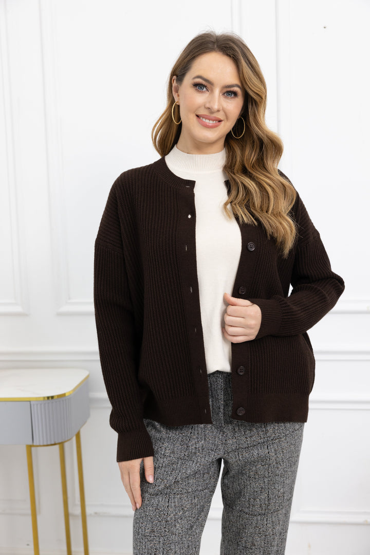 Melissa's Ribbed Cardigan