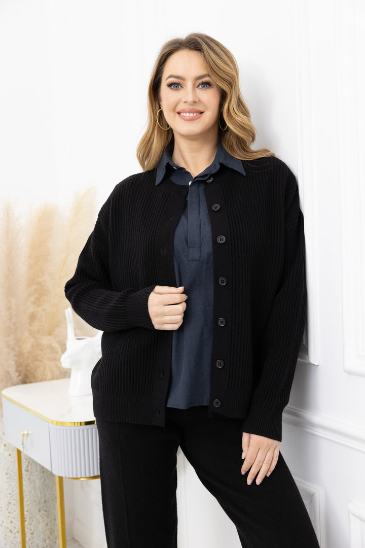 Melissa's Ribbed Cardigan