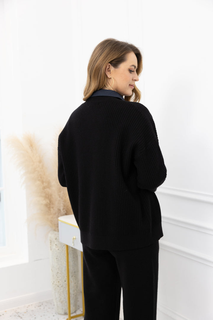 Melissa's Ribbed Cardigan