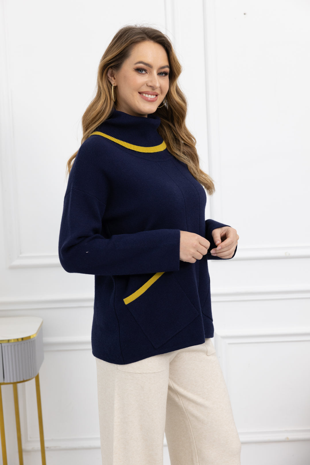 Hannah Turtle Neck Sweater